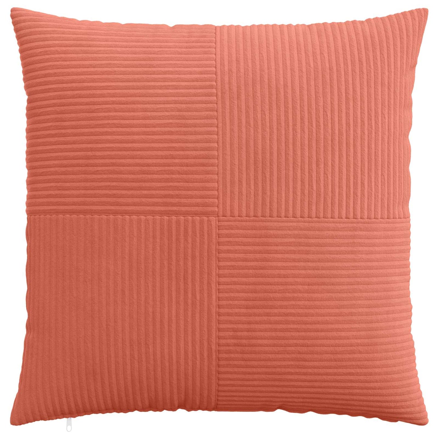 Pudebetræk 6 pcs ALMELO Rød orange 55 x 55 cm cordfløjl