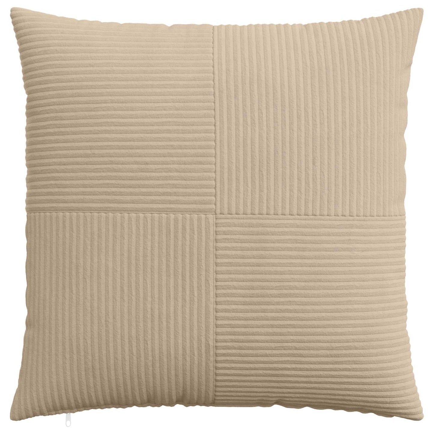 Pudebetræk 2 pcs ALMELO Gråbrun 60 x 60 cm cordfløjl