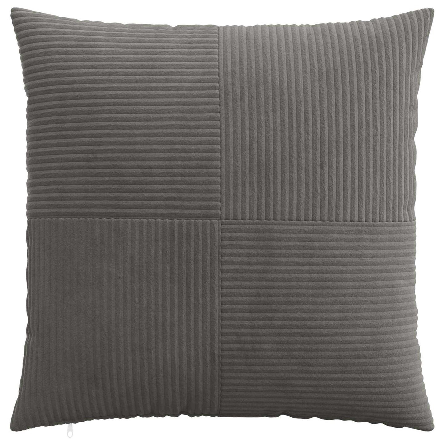 Pudebetræk 6 pcs ALMELO Mørkegrå 65 x 65 cm cordfløjl