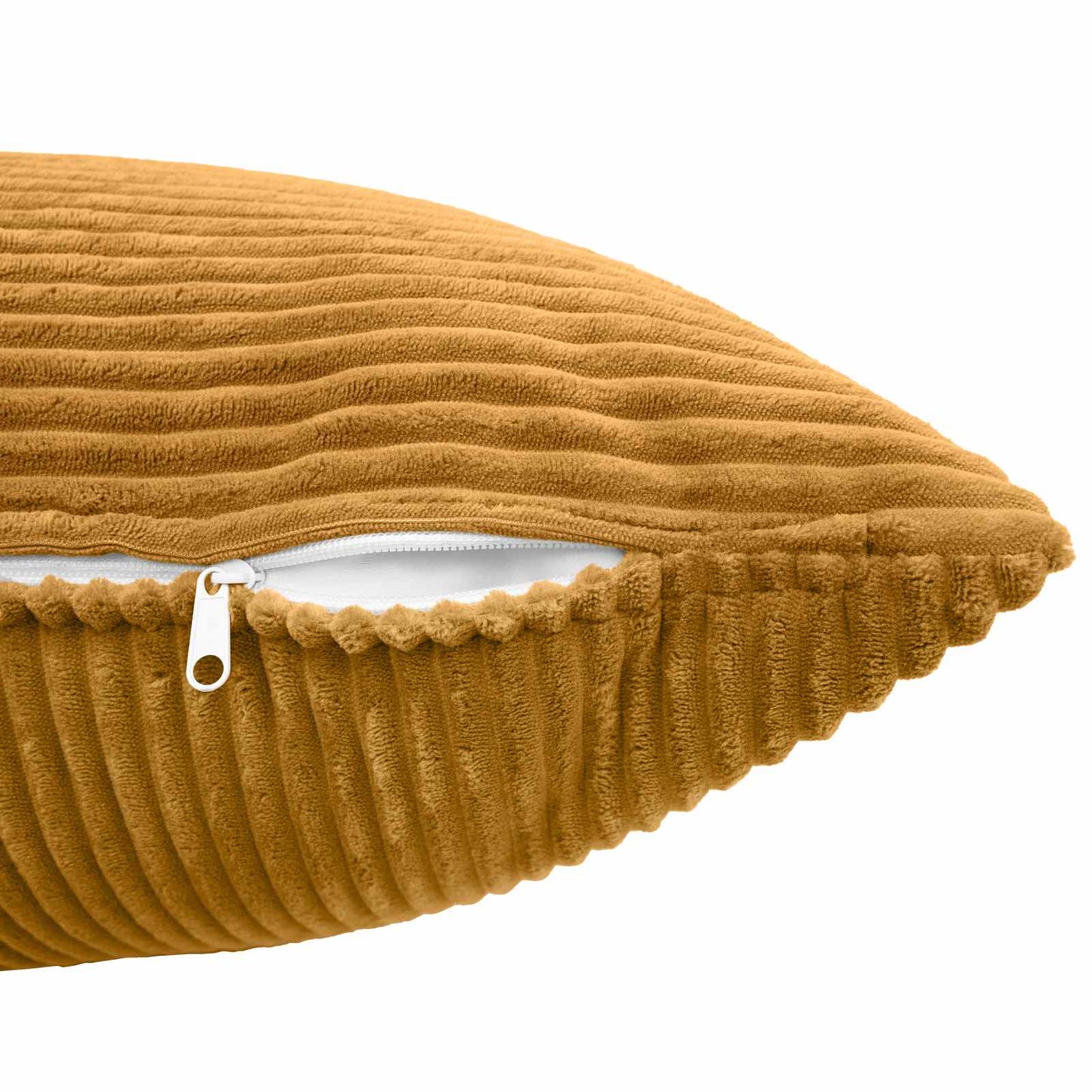 Pudebetræk 6 pcs ALMELO Gul 65 x 65 cm cordfløjl
