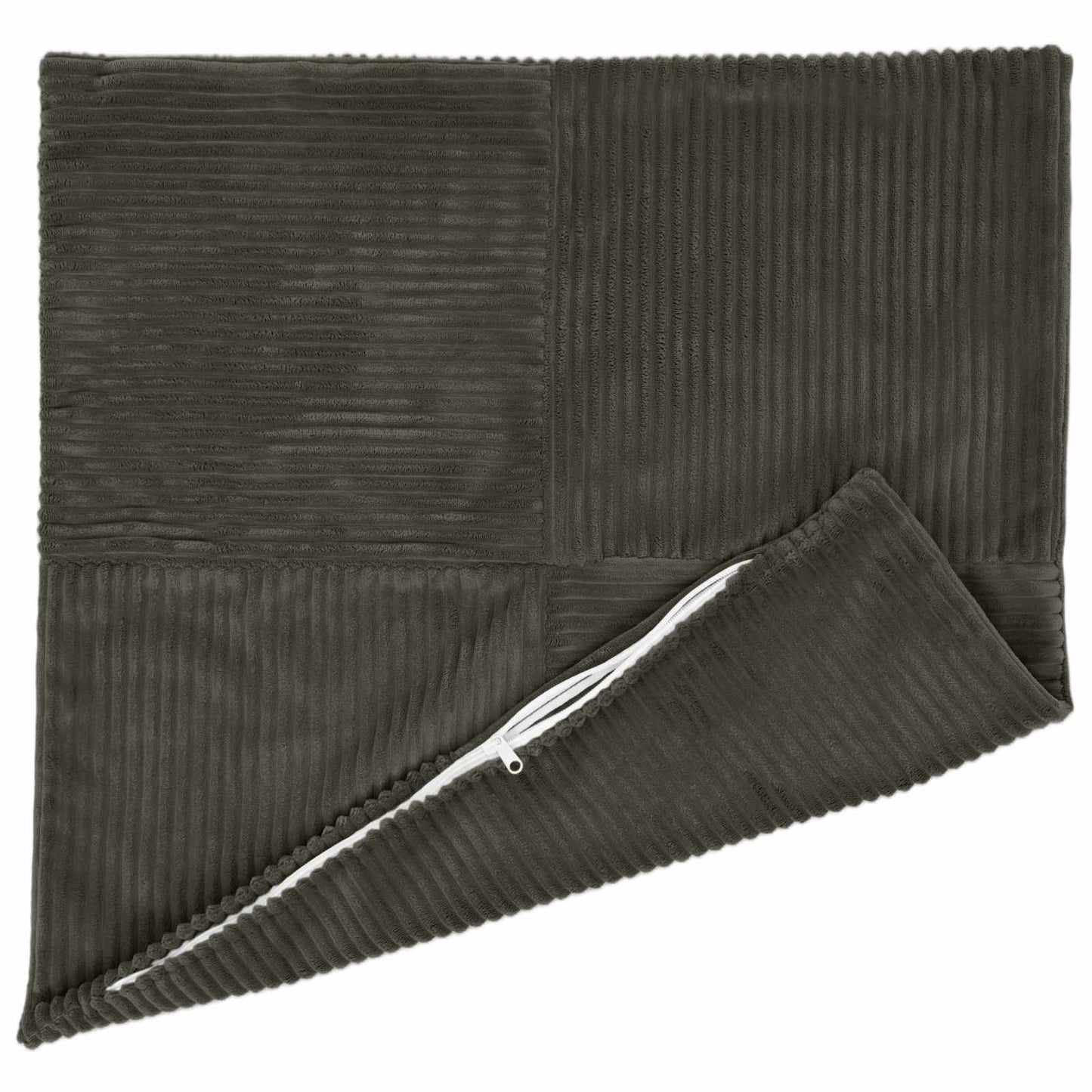 Pudebetræk 6 pcs ALMELO Antracit 70 x 70 cm cordfløjl