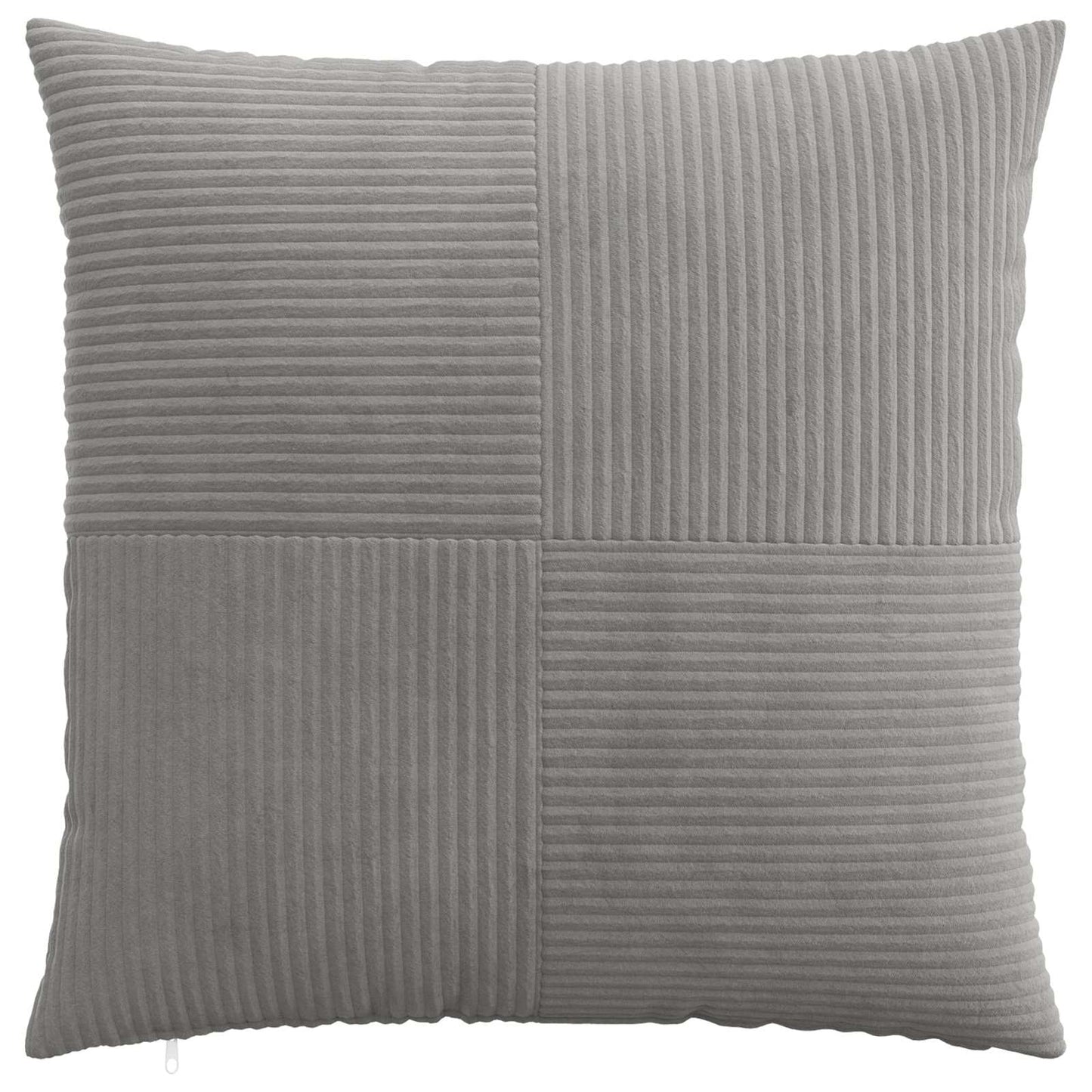 Pudebetræk 6 pcs ALMELO Lysegrå 80 x 80 cm cordfløjl