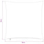 Pudebetræk 2 pcs ALMELO Mørkegrå 80 x 80 cm cordfløjl