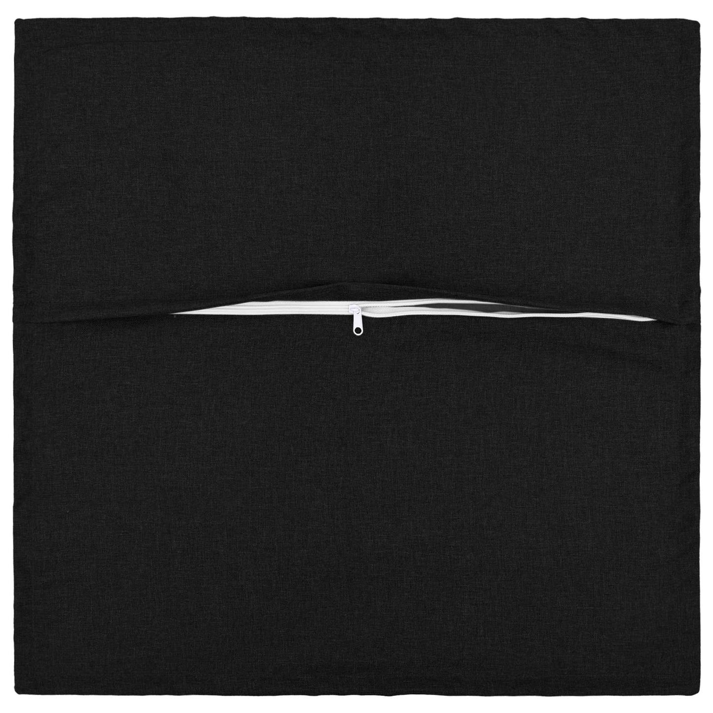 Pudebetræk 2 pcs HOUTEN Sort 30 x 30 cm Faux Linned