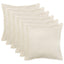 Pudebetræk 6 pcs HOUTEN Cremefarvet 30 x 30 cm Bouclé