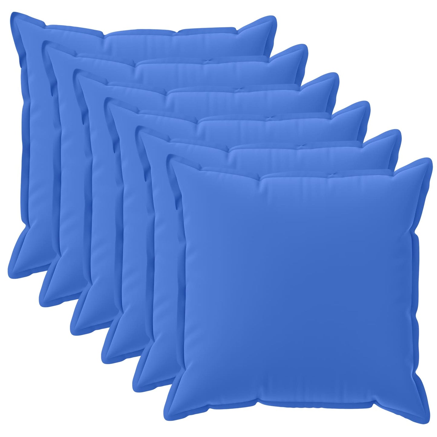 Pudebetræk 6 stk. HOUTEN Kongelig blå 30 x 30 cm Polyester