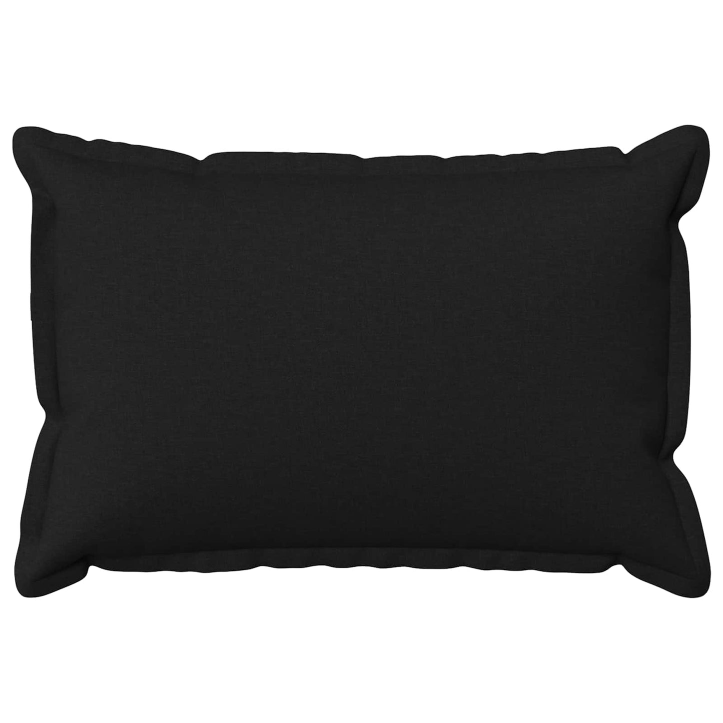 Pudebetræk 2 pcs HOUTEN Sort 30 x 50 cm Faux Linned
