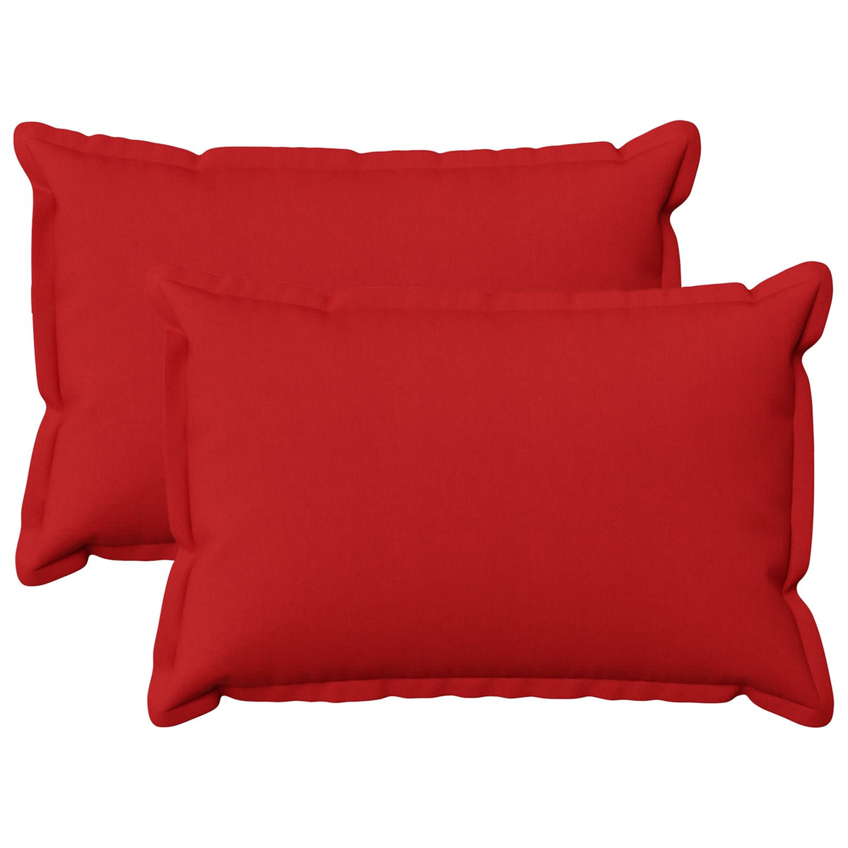 Pudebetræk 2 pcs HOUTEN Rød 30 x 50 cm Faux Linned