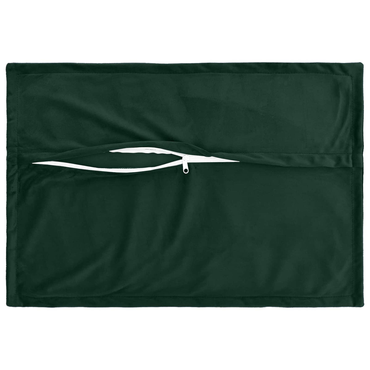 Pudebetræk 2 pcs HOUTEN Mørkegrøn 30 x 50 cm Fløjl