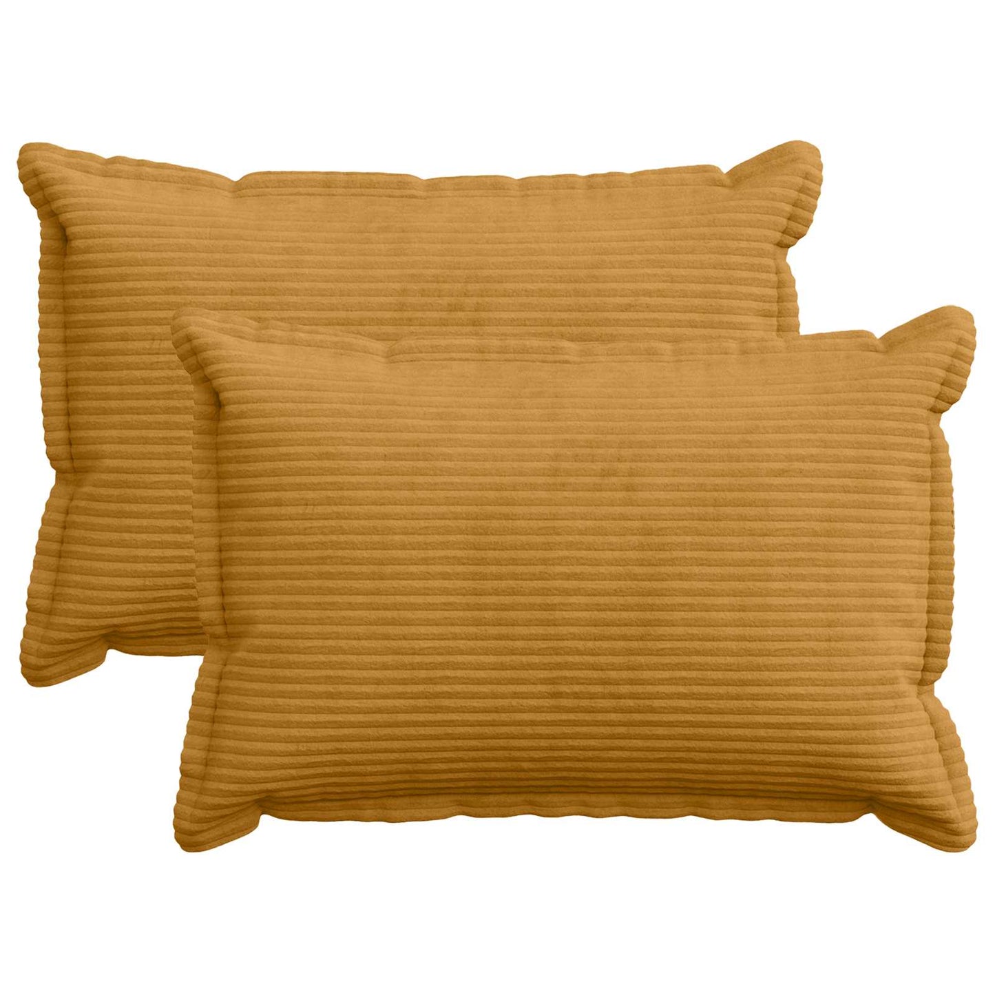 Pudebetræk 2 stk. HOUTEN Gul 30 x 50 cm cordfløjl