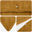 Pudebetræk 6 stk. HOUTEN Gul 30 x 50 cm cordfløjl