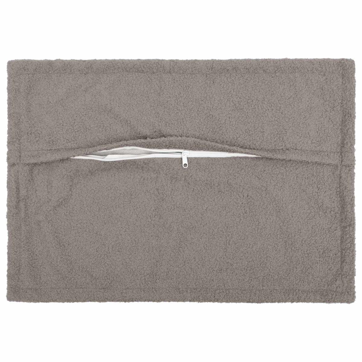Pudebetræk 6 pcs HOUTEN Lysegrå 30 x 50 cm Bouclé
