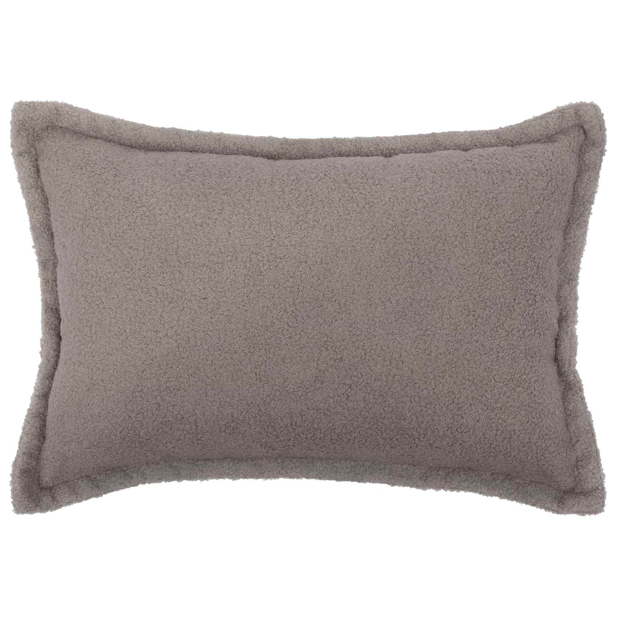 Pudebetræk 6 pcs HOUTEN Lysegrå 30 x 50 cm Bouclé