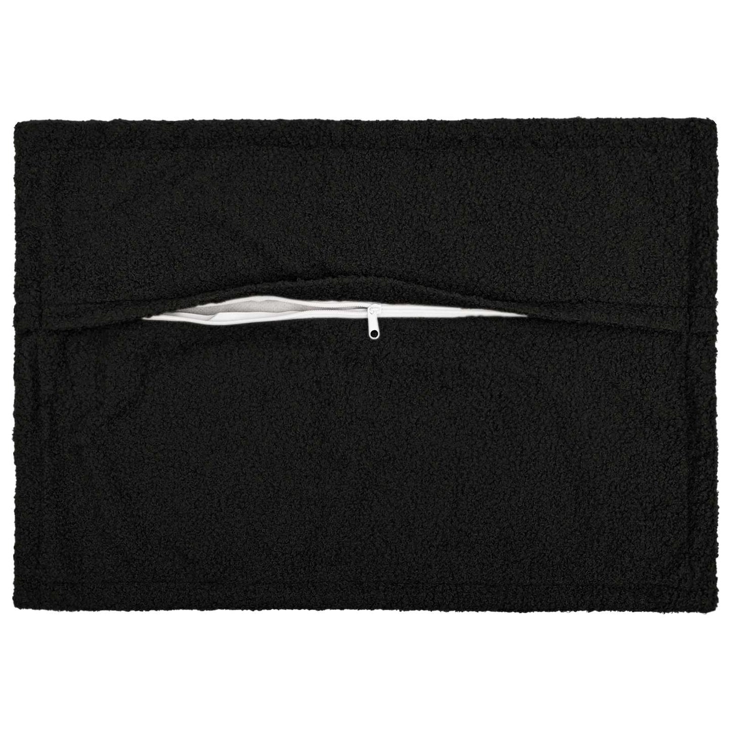 Pudebetræk 6 pcs HOUTEN Sort 30 x 50 cm Bouclé