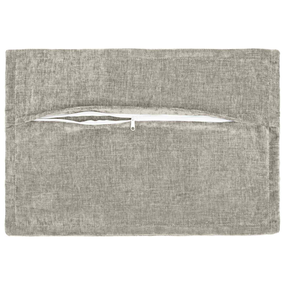 Pudebetræk 6 stk. HOUTEN Lysegrå 30 x 50 cm Chenille Stof