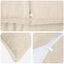 Pudebetræk 2 stk. HOUTEN Cremefarvet 30 x 50 cm Chenille Stof