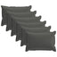 Pudebetræk 6 stk. HOUTEN Antracit 30 x 50 cm Polyester
