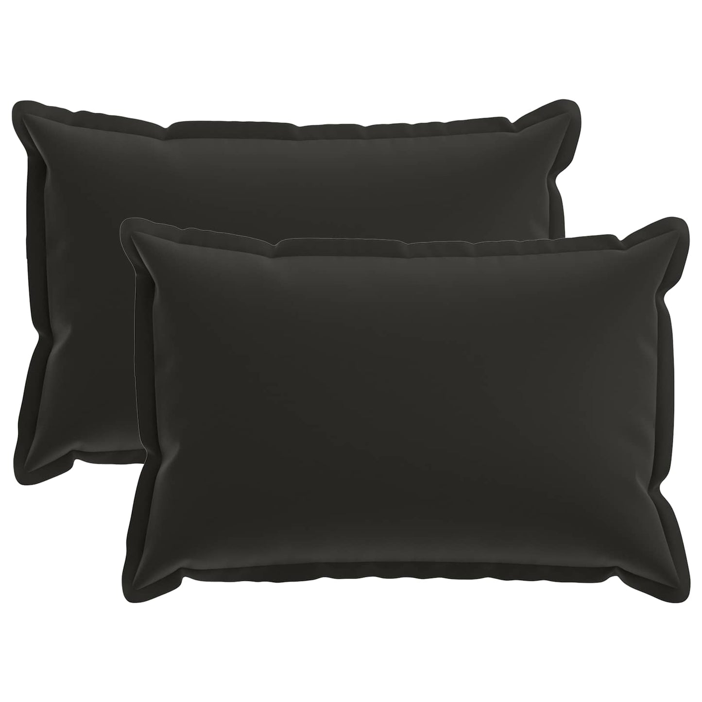 Pudebetræk 2 stk. HOUTEN Sort 30 x 50 cm Polyester