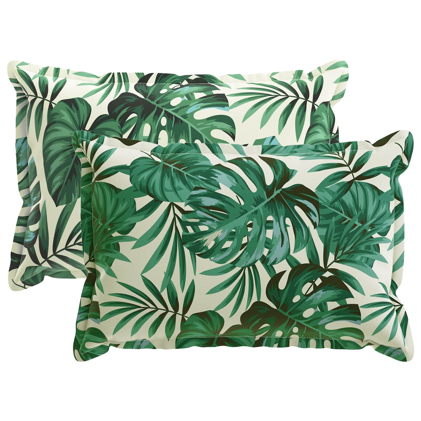Pudebetræk 2 stk. HOUTEN Bladmønster 30 x 50 cm Polyester