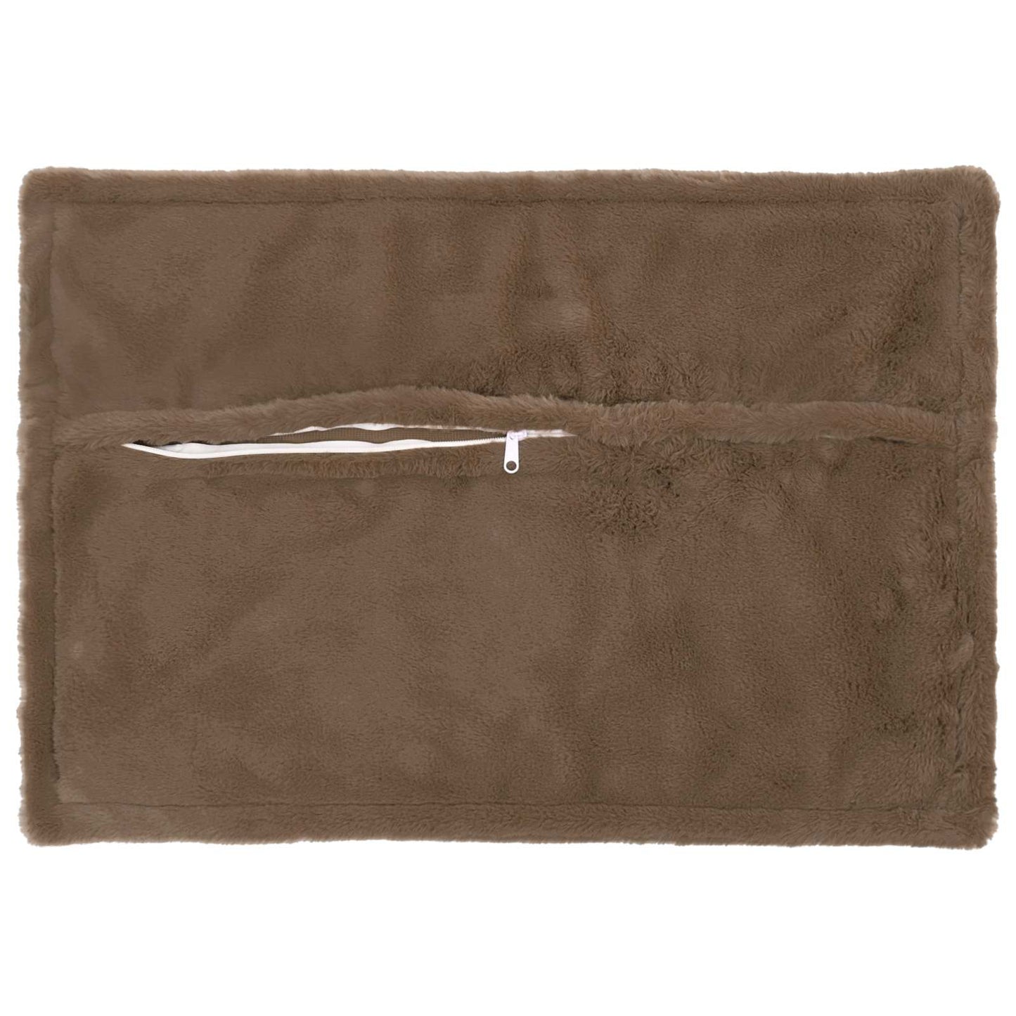 Pudebetræk 6 stk. HOUTEN Lys Brun 30 x 50 cm Faux Kanin Pels