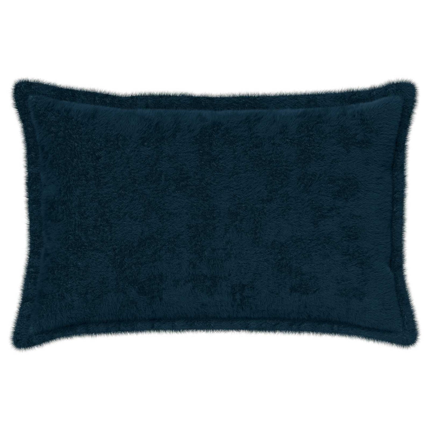 Pudebetræk 6 stk. HOUTEN Mørkeblå 30 x 50 cm Faux Kanin Pels
