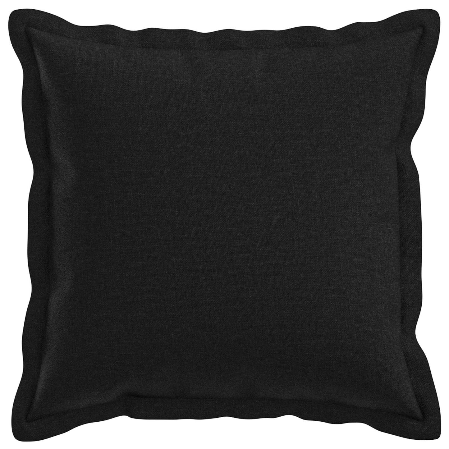 Pudebetræk 2 pcs HOUTEN Sort 35 x 35 cm Faux Linned