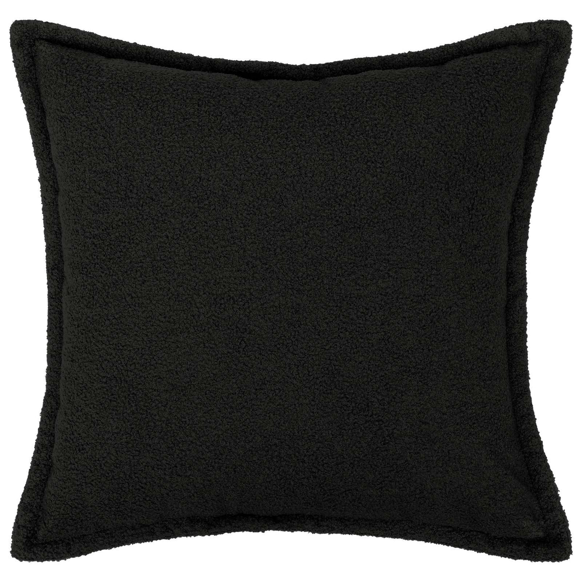 Pudebetræk 2 pcs HOUTEN Sort 35 x 35 cm Bouclé