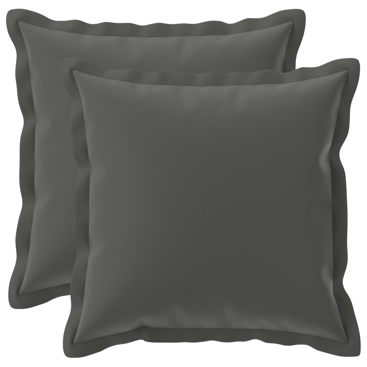 Pudebetræk 2 stk. HOUTEN Antracit 35 x 35 cm Polyester