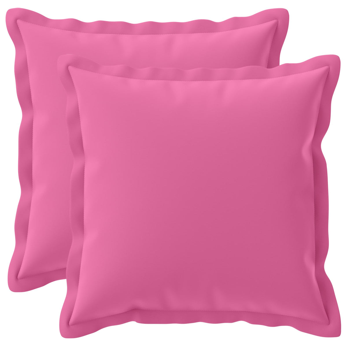Pudebetræk 2 stk. HOUTEN Lyserød 35 x 35 cm Polyester