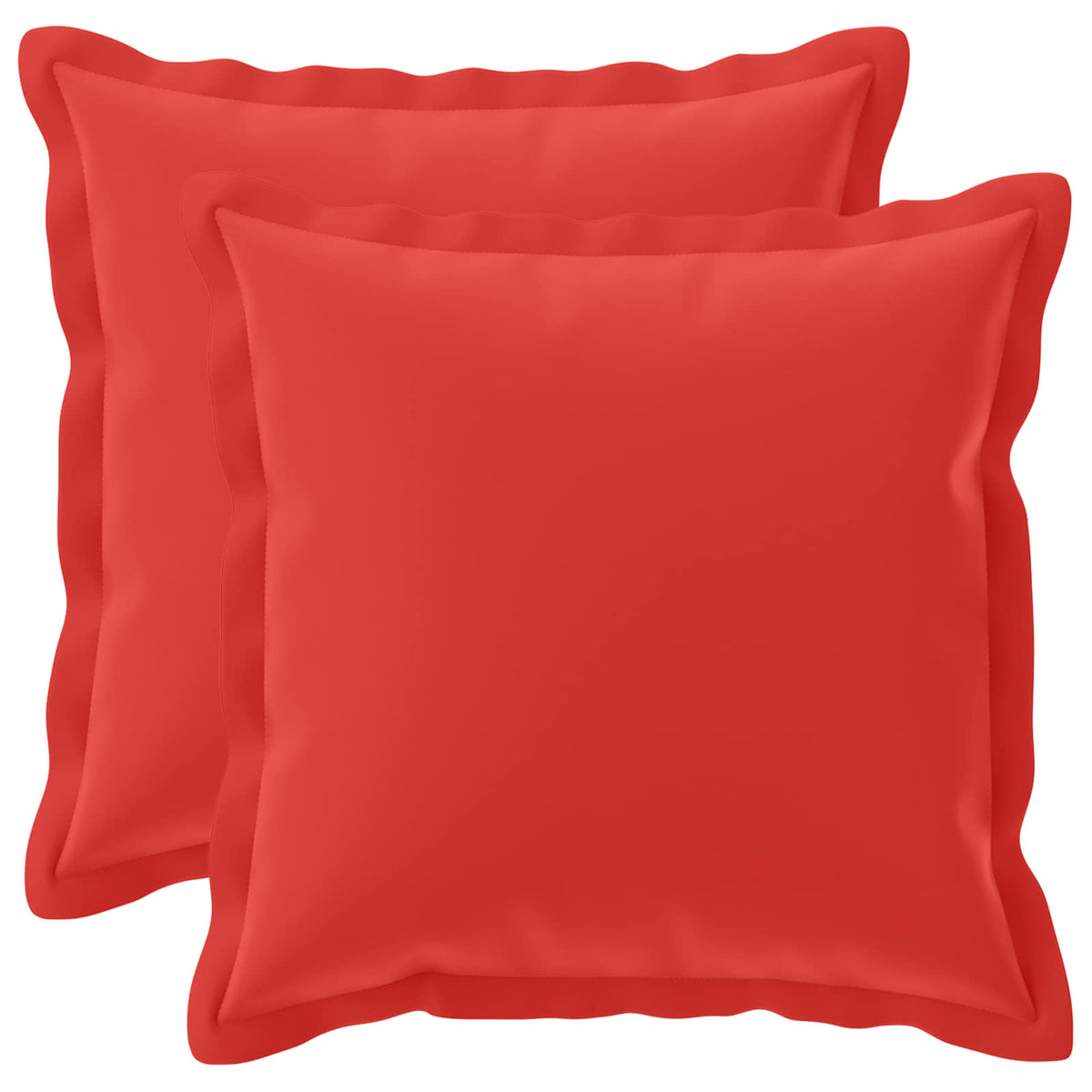 Pudebetræk 2 stk. HOUTEN Rød 35 x 35 cm Polyester