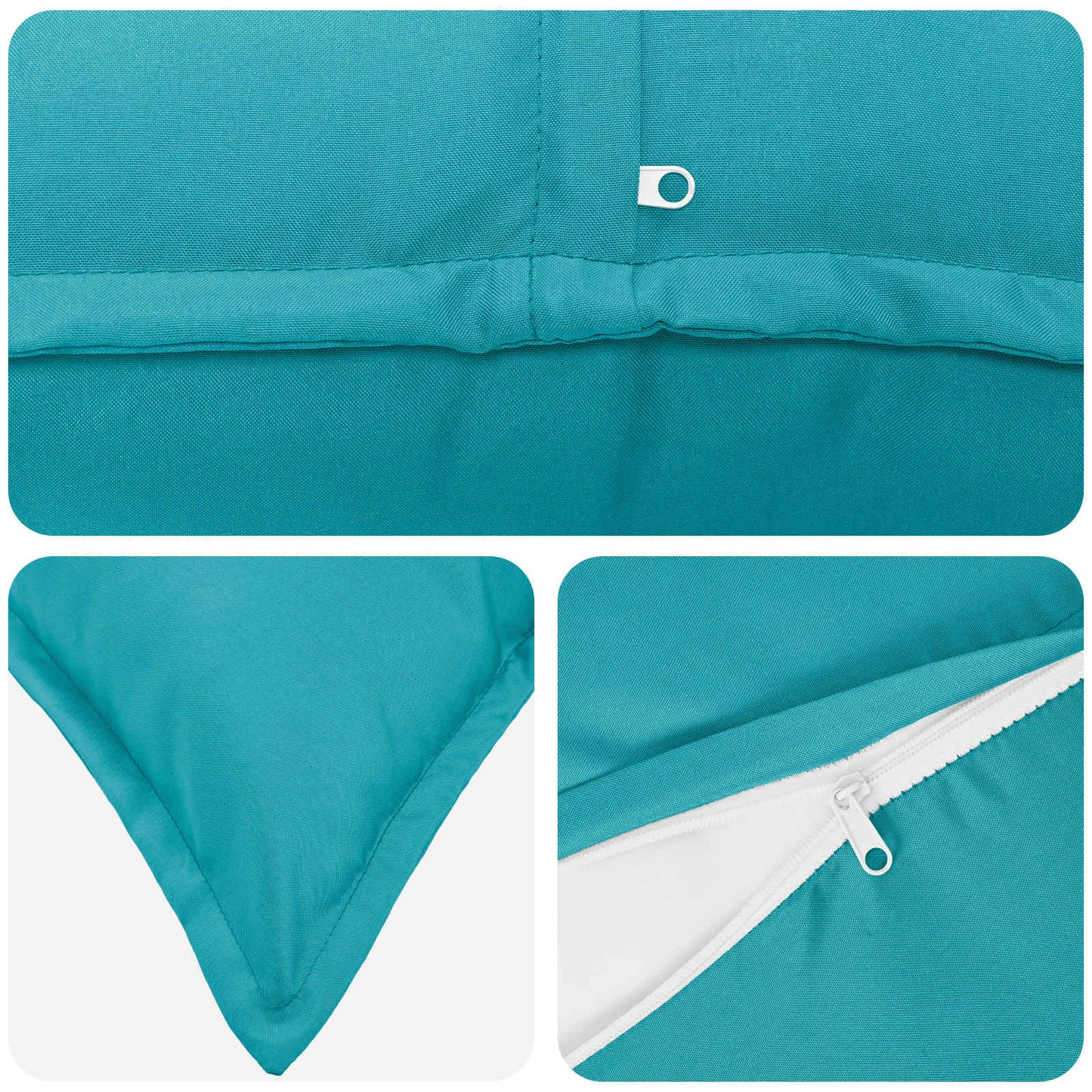 Pudebetræk 2 stk. HOUTEN Turkis 35 x 35 cm Polyester