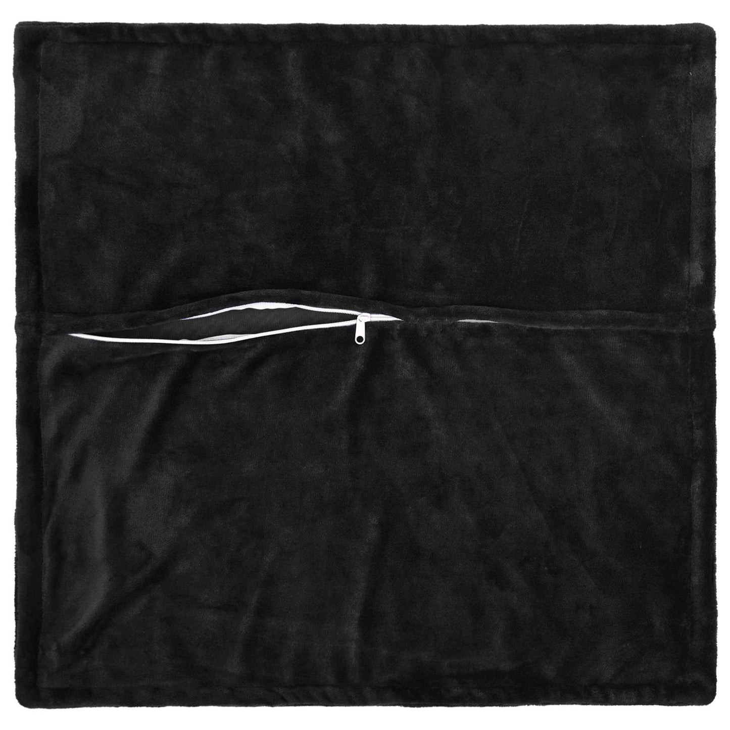 Pudebetræk 2 pcs HOUTEN Sort 35 x 35 cm Flannel