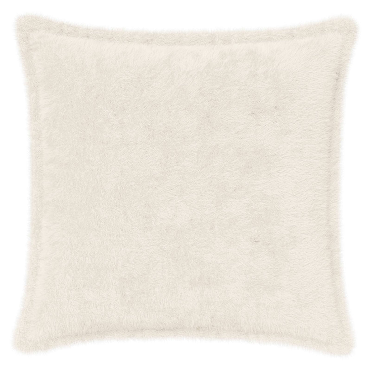 Pudebetræk 6 stk. HOUTEN Hvid 35 x 35 cm Faux Kanin Pels