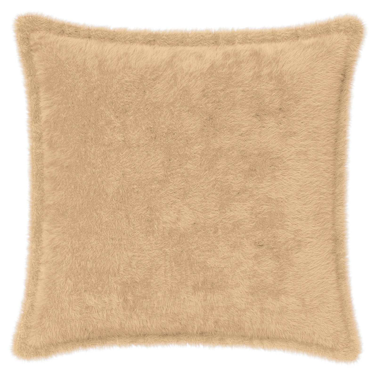 Pudebetræk 2 stk. HOUTEN Cremefarvet 35 x 35 cm Faux Kanin Pels