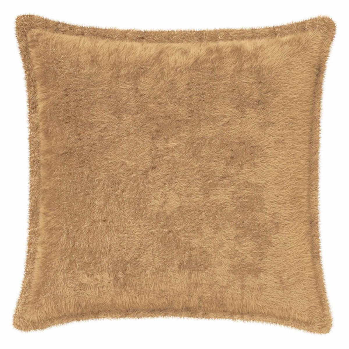 Pudebetræk 2 stk. HOUTEN Gråbrun 35 x 35 cm Faux Kanin Pels
