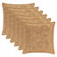 Pudebetræk 6 stk. HOUTEN Gråbrun 35 x 35 cm Faux Kanin Pels
