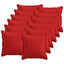 Pudebetræk 12 pcs HOUTEN Rød 40 x 40 cm Faux Linned