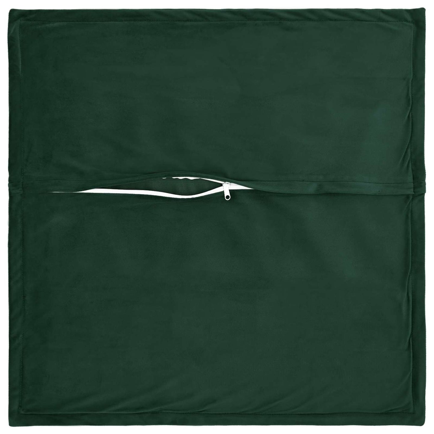Pudebetræk 6 pcs HOUTEN Mørkegrøn 40 x 40 cm Fløjl
