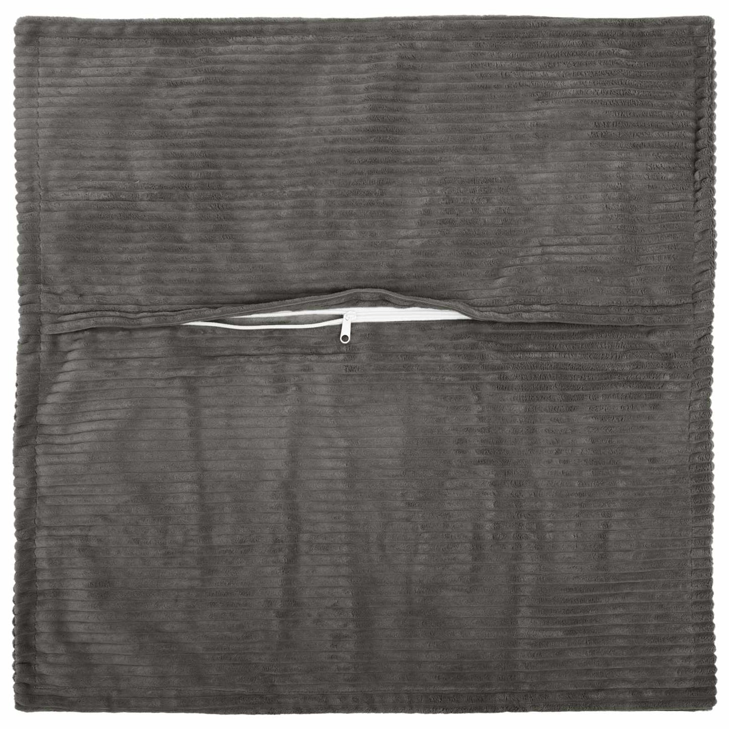 Pudebetræk 2 stk. HOUTEN Mørkegrå 40 x 40 cm cordfløjl