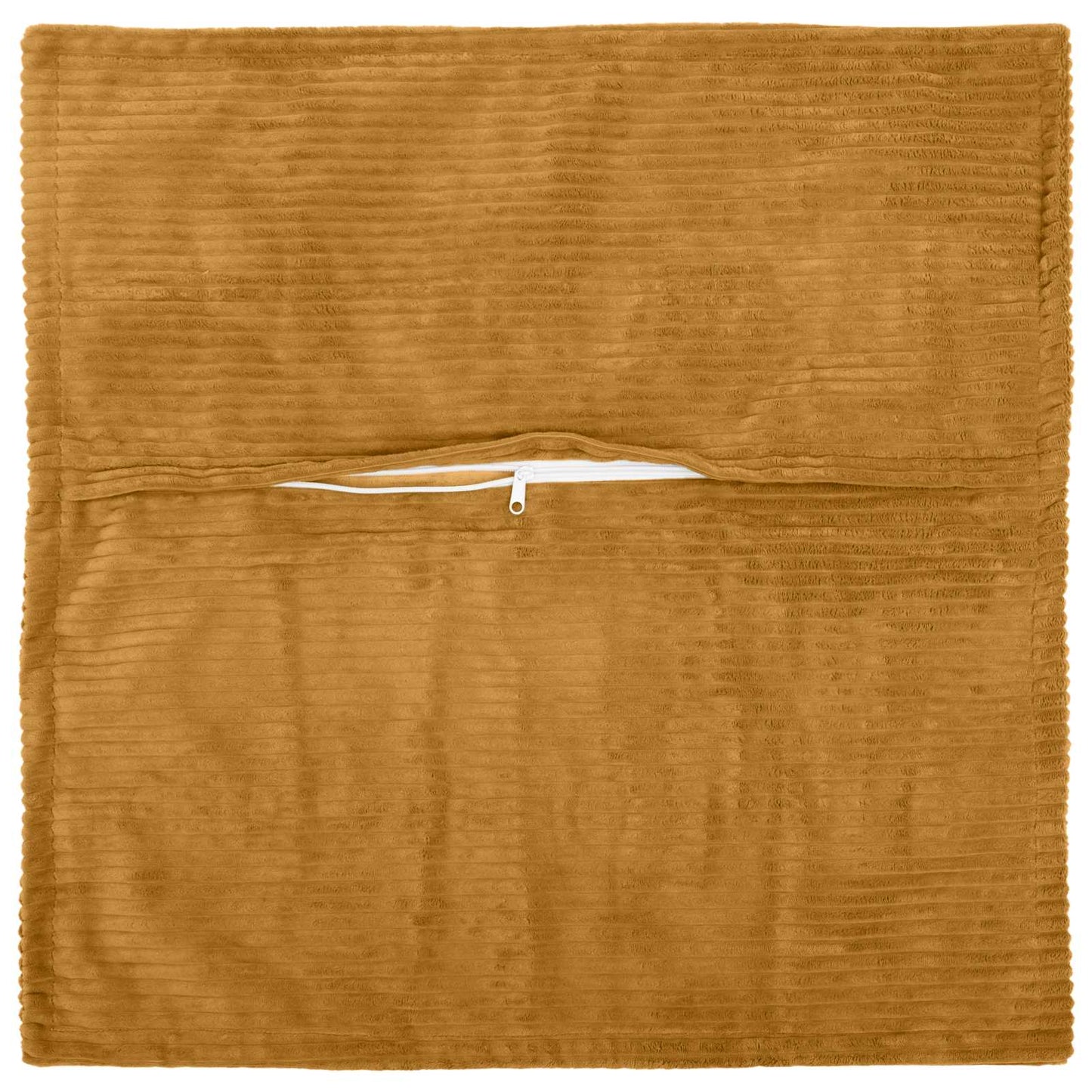 Pudebetræk 12 stk. HOUTEN Gul 40 x 40 cm cordfløjl