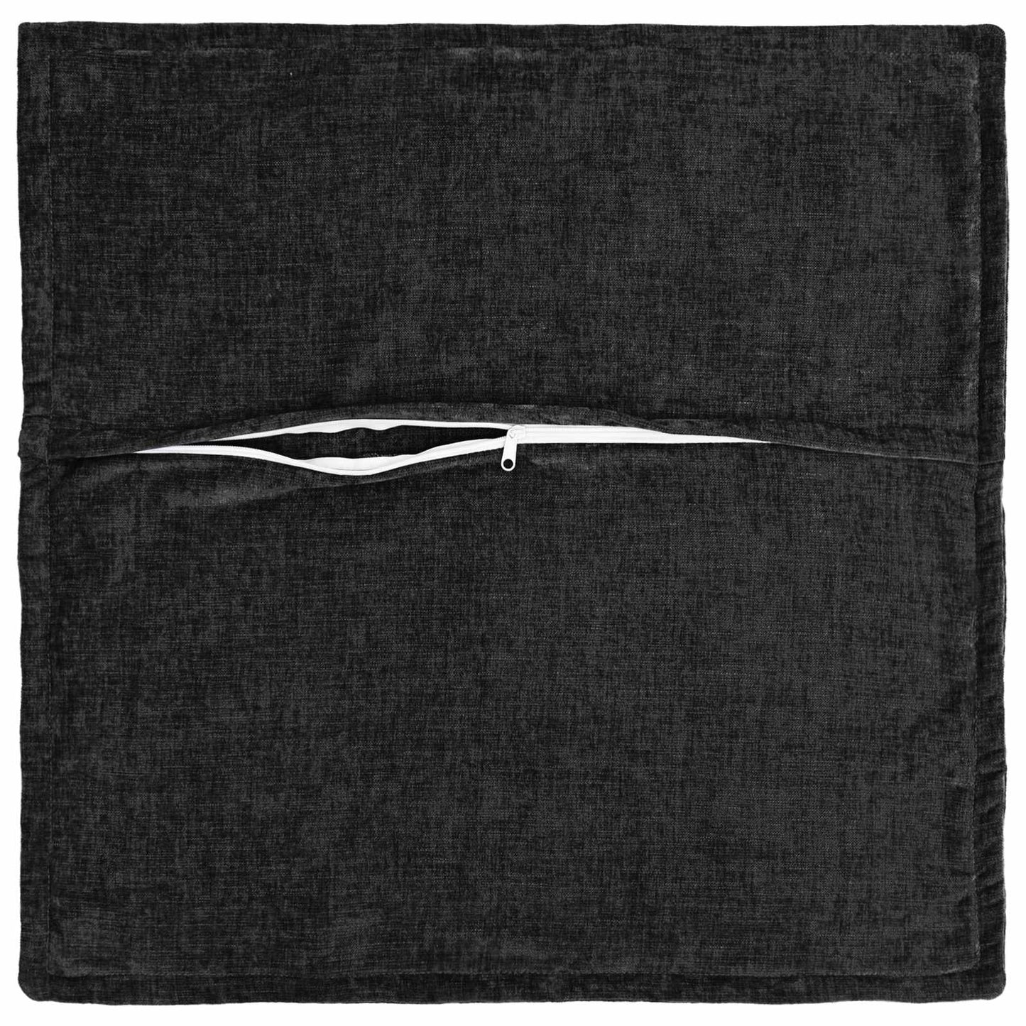 Pudebetræk 12 stk. HOUTEN Antracit 40 x 40 cm Chenille Stof