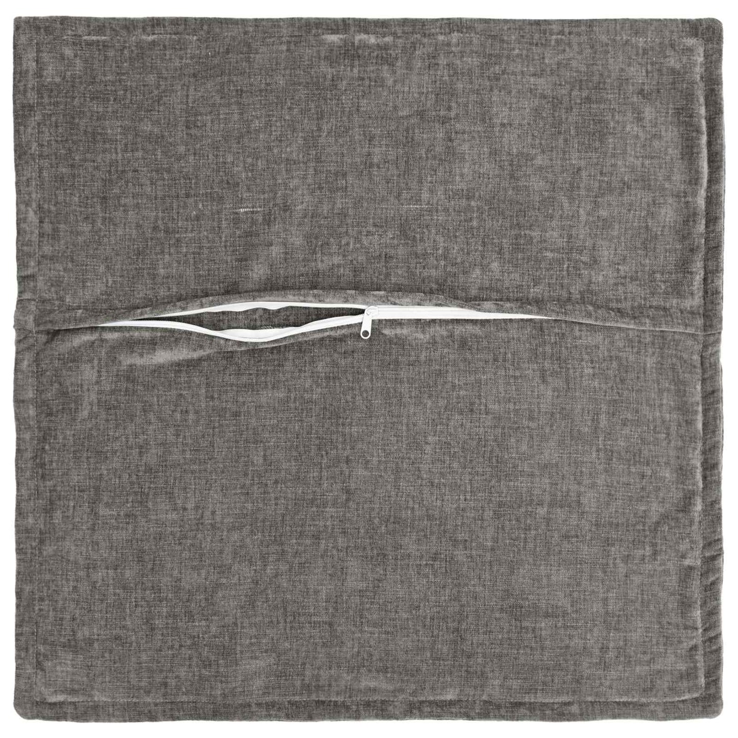 Pudebetræk 2 stk. HOUTEN Mørkegrå 40 x 40 cm Chenille Stof