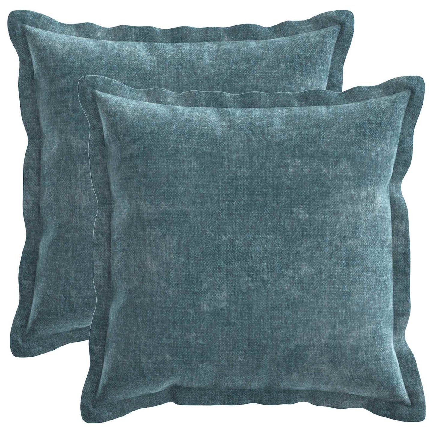 Pudebetræk 2 stk. HOUTEN Blå 40 x 40 cm Chenille Stof