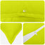 Pudebetræk 6 stk. HOUTEN Lys grøn 40 x 40 cm Polyester