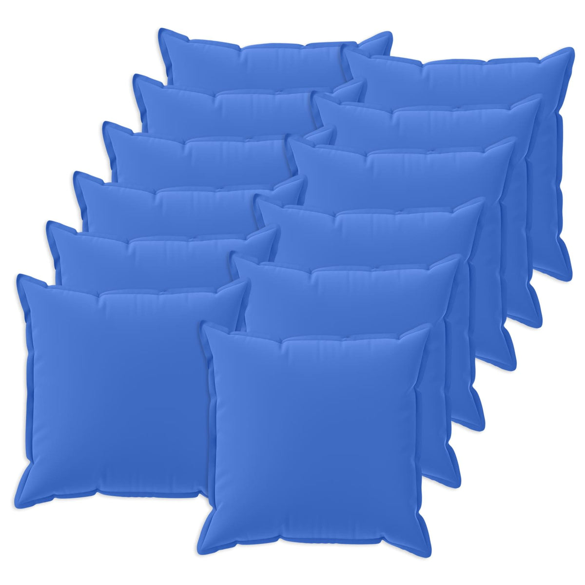 Pudebetræk 12 stk. HOUTEN Kongelig blå 40 x 40 cm Polyester