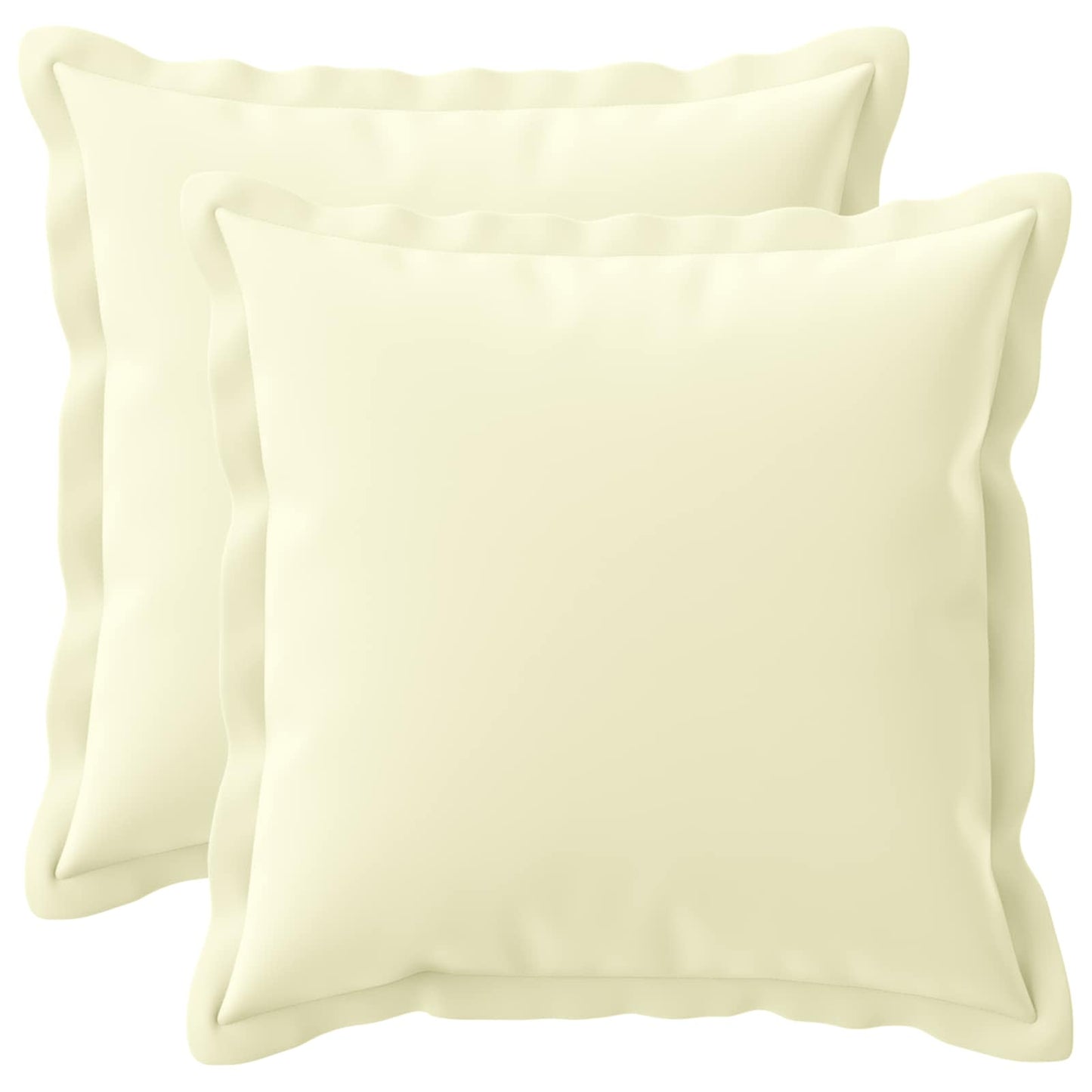 Pudebetræk 2 stk. HOUTEN Cremefarvet 40 x 40 cm Polyester