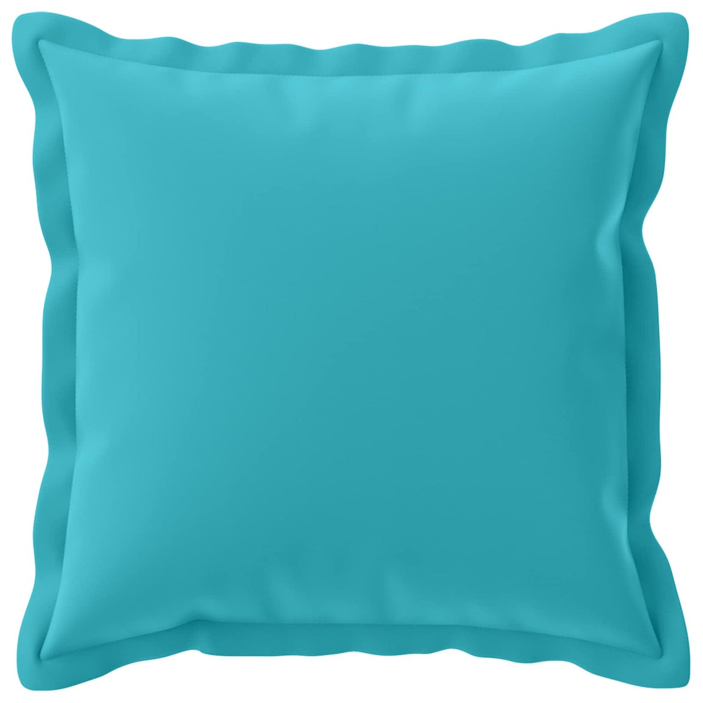Pudebetræk 6 stk. HOUTEN Turkis 40 x 40 cm Polyester