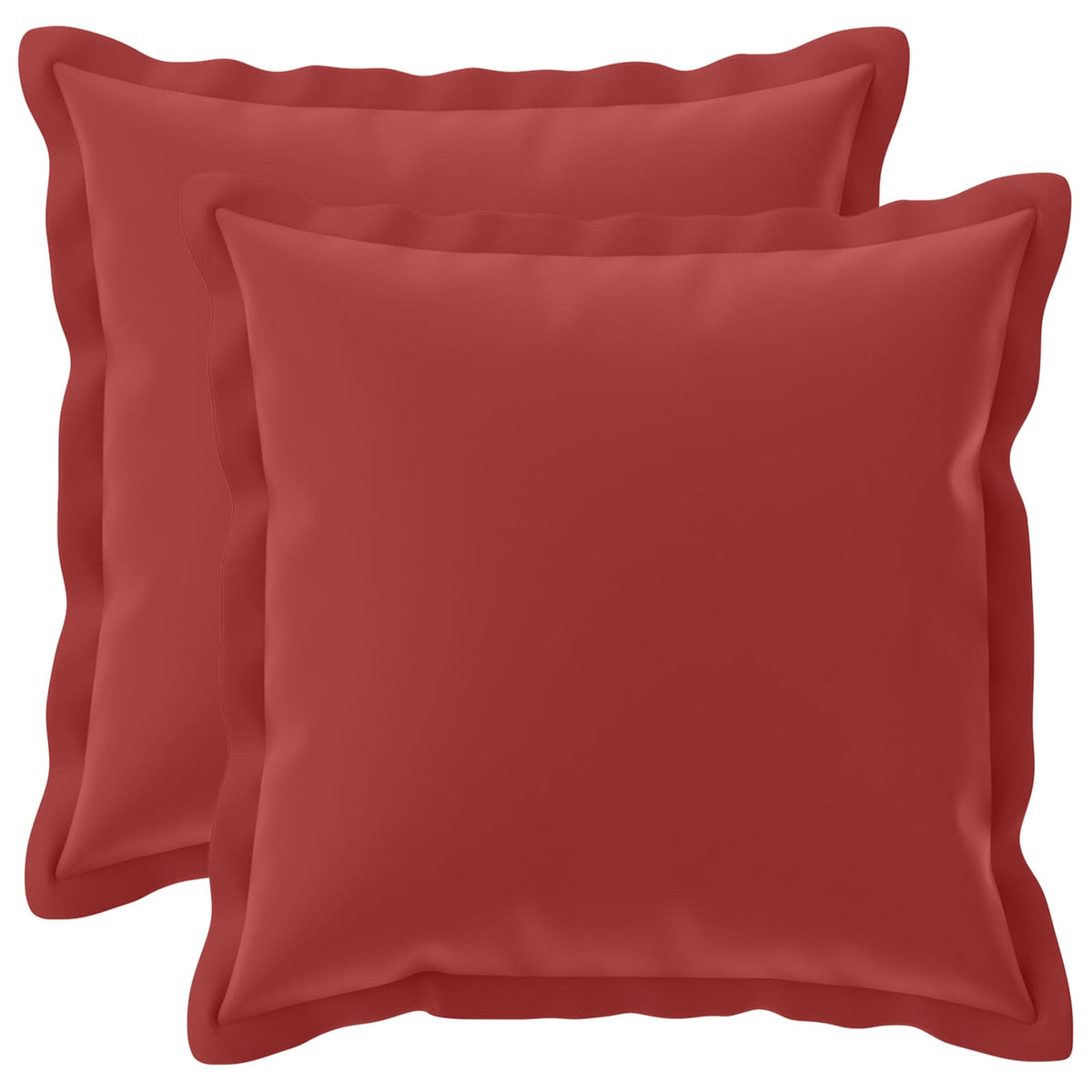 Pudebetræk 2 stk. HOUTEN Vinrød 40 x 40 cm Polyester