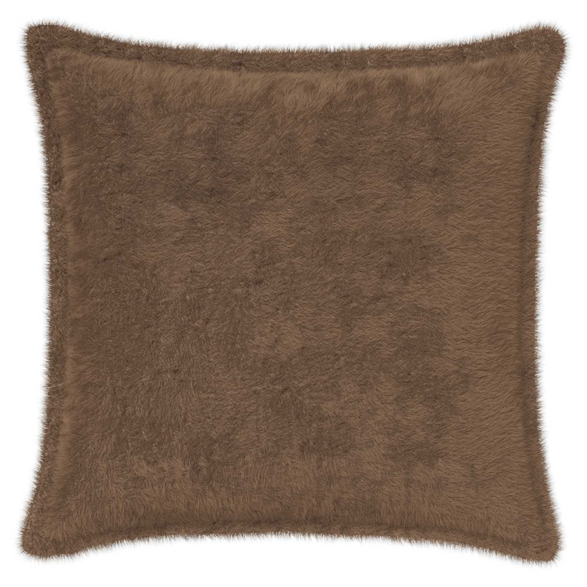 Pudebetræk 6 stk. HOUTEN Lys Brun 40 x 40 cm Faux Kanin Pels