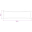 Pudebetræk HOUTEN Lys Gul 40 x 145 cm Faux Linned